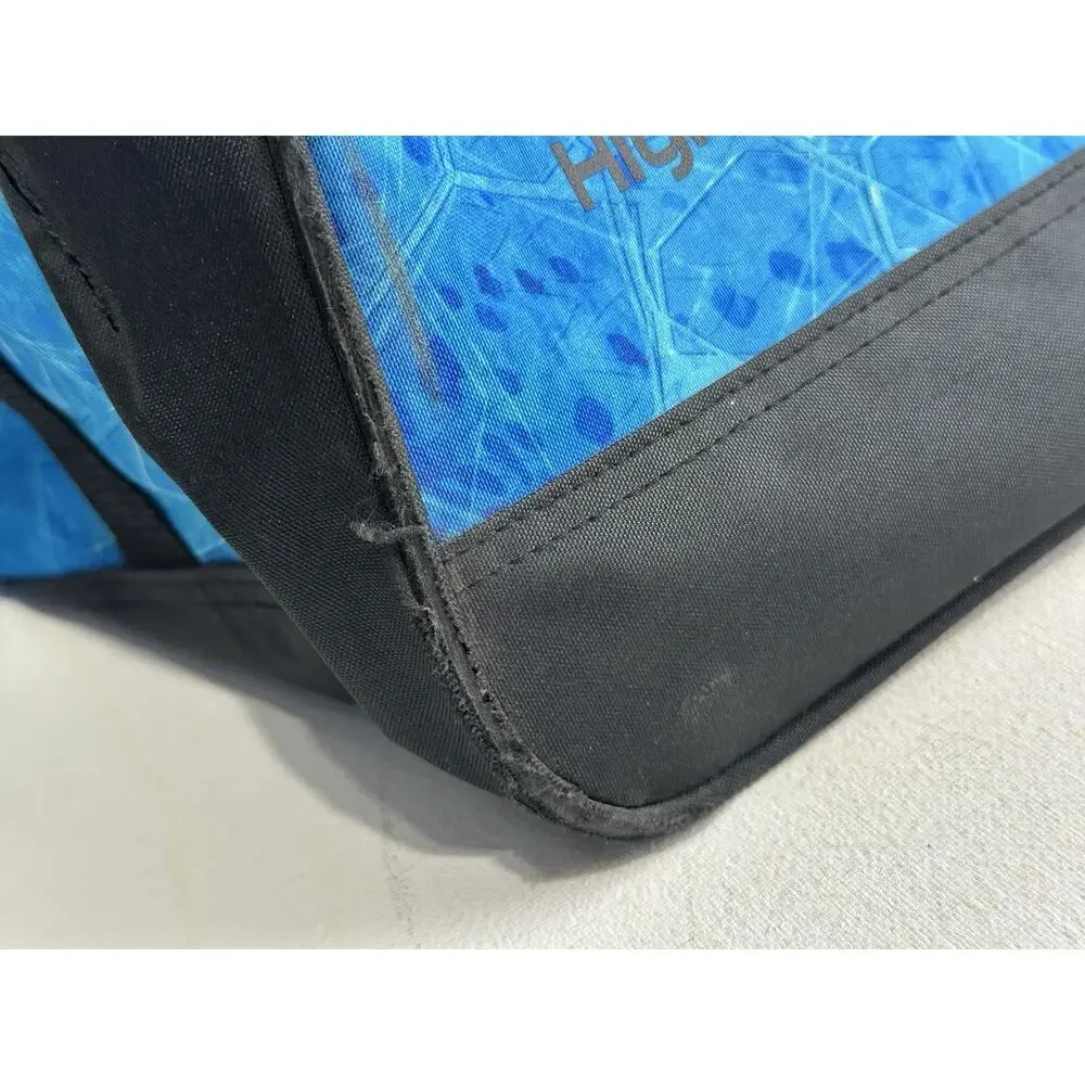 Pelagic Heavy Duty Aqua Blue 50L Duffle Bag Hole